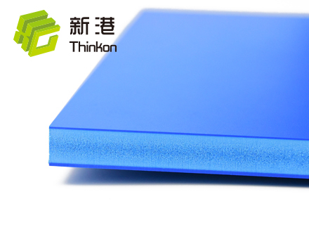 PVC彩色磨砂板-蓝